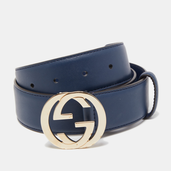 mens blue gucci belt